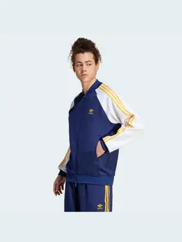 Adidas: Синий свитер 