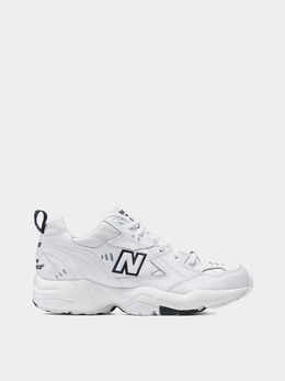 New Balance: Белые кроссовки 