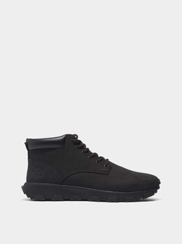 Timberland: Чёрные ботинки 