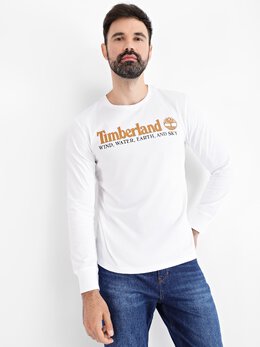 Timberland: Белый свитшот 