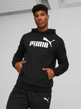 PUMA: Чёрная толстовка  Essentials