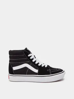 Vans: Чёрные кеды  Comfycush Sk8-Hi