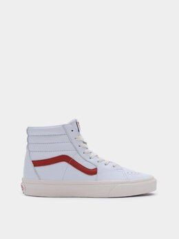 Vans: Белые кеды  Sk8-Hi