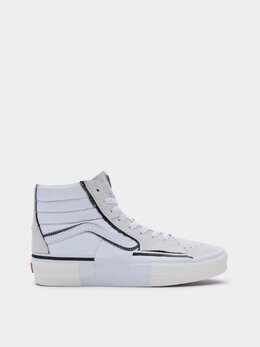 Vans: Белые кеды  Sk8-Hi