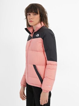 The North Face: Розовый пуховик 