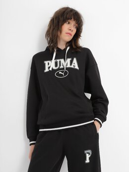 PUMA: Чёрная толстовка 