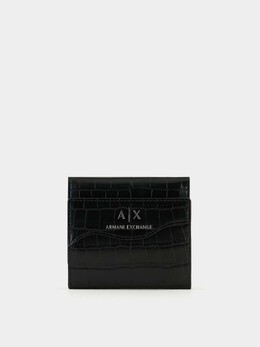 Armani Exchange: Чёрный кошелёк 