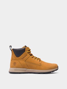 Timberland: Жёлтые ботинки 