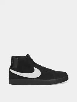 NIKE: Чёрные кеды  SB Blazer Mid