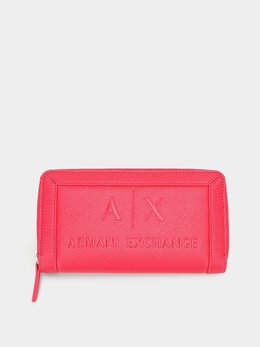 Armani Exchange: Красный кошелёк 