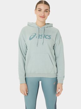 Asics: Голубая толстовка 