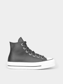 CONVERSE: Чёрные кеды  Chuck Taylor All Star Lift