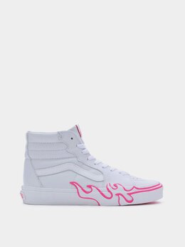 Vans: Белые кеды  Sk8-Hi