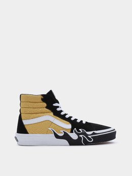 Vans: Чёрные кеды  Sk8-Hi