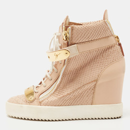 Giuseppe Zanotti: Розовые кроссовки  Coby