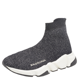 Balenciaga: Чёрные кроссовки  Speed Trainer