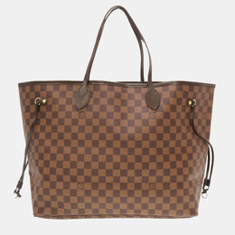 Louis Vuitton: Коричневая сумка  Neverfull