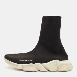 Balenciaga: Чёрные кроссовки  Speed Trainer