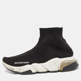 Balenciaga: Чёрные кроссовки  Speed Trainer