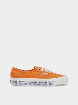 Vans: Оранжевые кеды  Authentic 44 DX