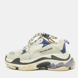 Balenciaga: Многоцветные кроссовки  Triple S