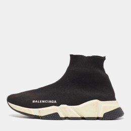 Balenciaga: Чёрные кроссовки  Speed Trainer