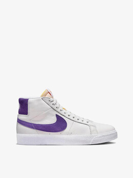 NIKE: Белые кеды  SB Zoom Blazer Mid