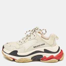 Balenciaga: Многоцветные кроссовки Triple S