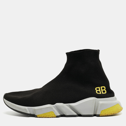 Balenciaga: Чёрные кроссовки  Speed Trainer