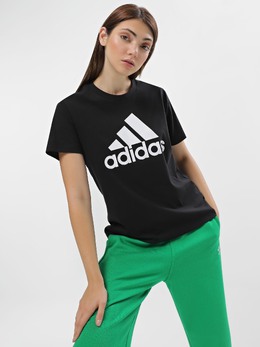 Adidas: Чёрная футболка  Essentials