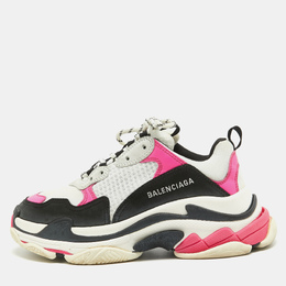 Balenciaga: Многоцветные кроссовки  Triple S