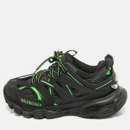 Balenciaga: Чёрные кроссовки  Track