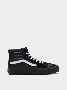 Vans: Чёрные кеды  SK8-Hi 38