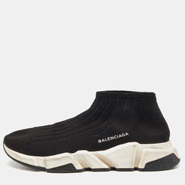 Balenciaga: Чёрные кроссовки  Speed Trainer