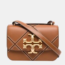 Tory Burch: Коричневая сумка через плечо 