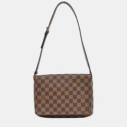 Louis Vuitton: Коричневая сумка  Musette