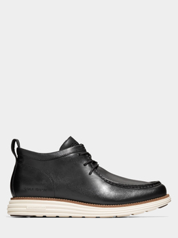 Cole Haan: Чёрные ботинки 