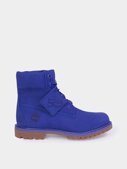 Timberland: Синие ботинки 