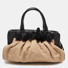 Valentino: Бежевая сумка 