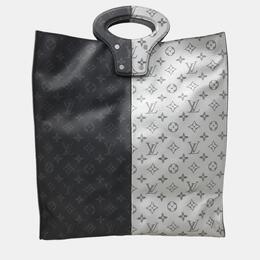 Louis Vuitton: Чёрная сумка-шоппер 