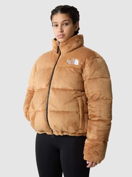 The North Face: Пуховик  Nuptse из велюра