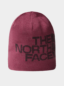 The North Face: Фиолетовая шапка 