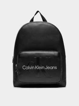 Calvin Klein: Чёрный рюкзак  Campus