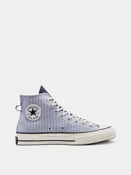 CONVERSE: Синие кеды  Chuck 70