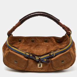 Fendi: Коричневая сумка 