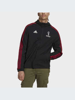 Adidas: Чёрная куртка 