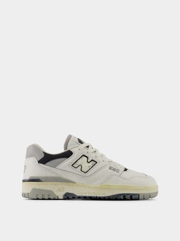 New Balance: Белые кроссовки  550