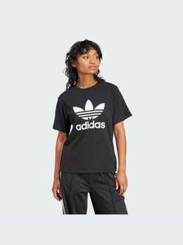 Adidas: Чёрная футболка 