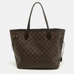 Louis Vuitton: Коричневая сумка  Neverfull MM