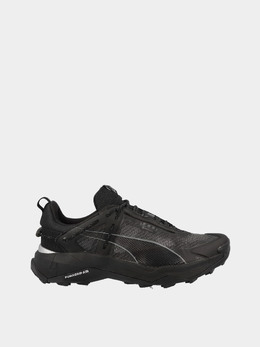 Puma: Чёрные кроссовки 